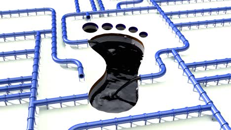 Carbon-footprint-oil-blue-pipeline-pipe-line-foot-print-oil-climate-change-4k